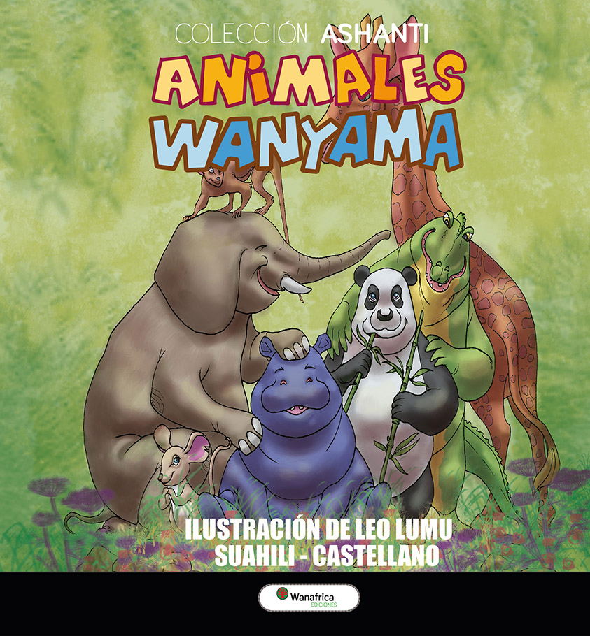 Portada libro nombres de animales en castellano y en suajili